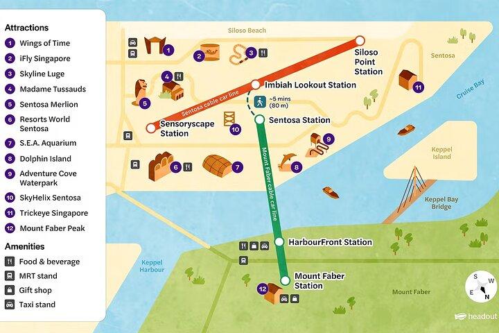 SkyPass voor kabelbaan van Singapore
