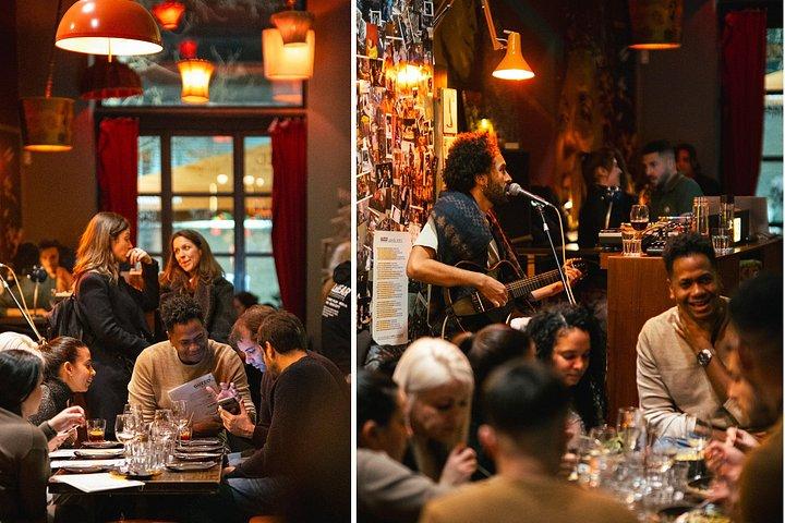 バルセロナのシウタット ベーリャで地元料理とライブ音楽を楽しむ