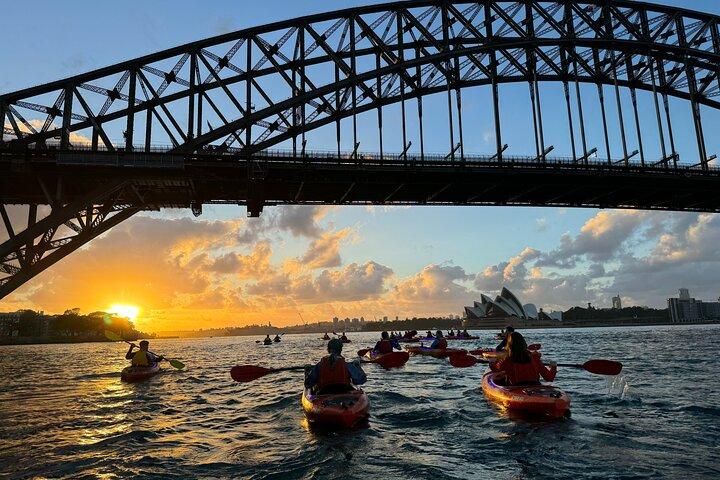 Sunrise Double Kayak Paddle Session on Sydney Harbour