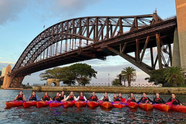 Sunrise Double Kayak Paddle Session on Sydney Harbour