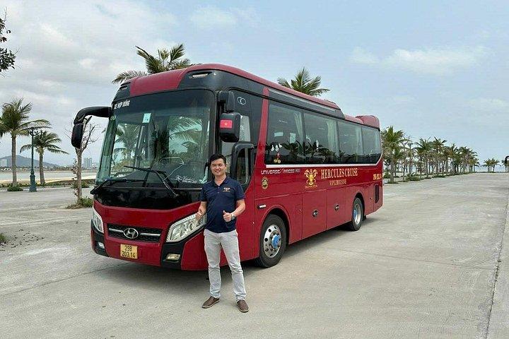 ハノイからハロン市への快適な乗り合いバス送迎