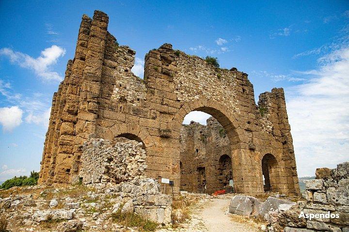 Perge, Aspendos, viaggio laterale con cascata di Manavgat
