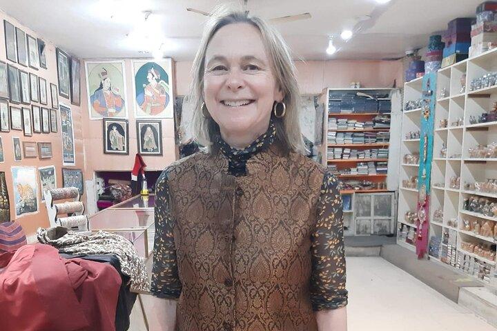 Jaipur lokal shopping tur med upphämtning och avlämning