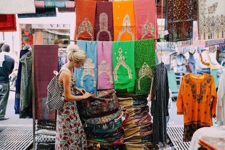 Jaipur lokal shopping tur med upphämtning och avlämning