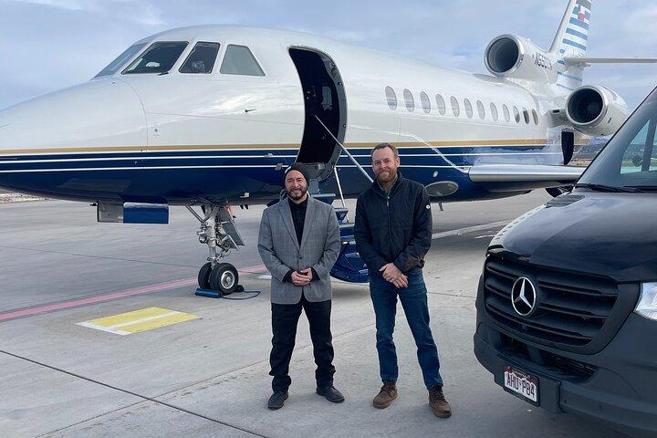 Privétransfer van Denver Airport naar het centrum van Denver