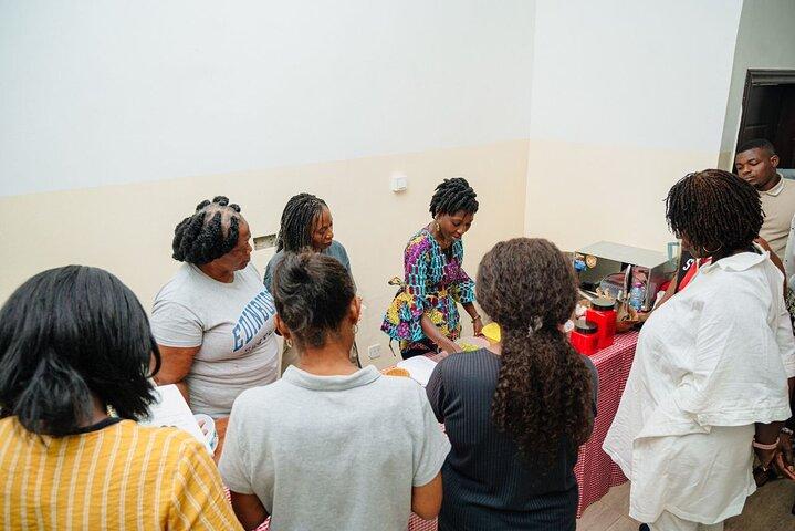 Clase culinaria de alimentos vegetales indígenas de Ghana