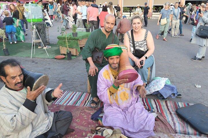Tour notturno della Medina di Marrakech con Jemaa el-Fna e Souks