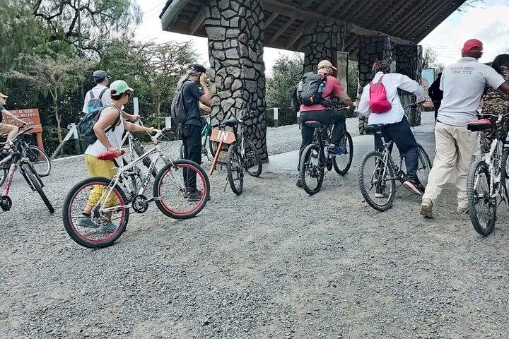 ナイロビ：ヘルズゲート国立公園＆ナイバシャ湖日帰り旅行