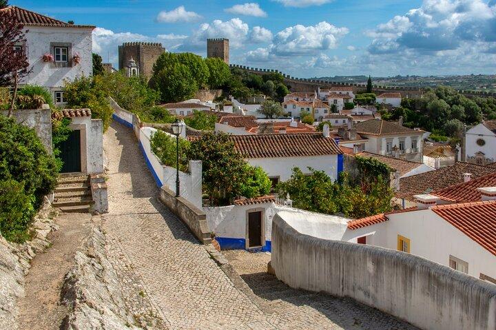 Private Fátima Sanctuary, Óbidos Medieval and Nazaré from Lisbon