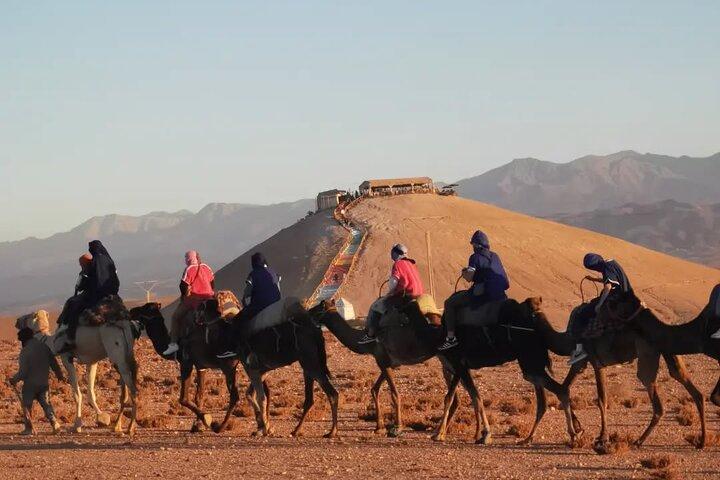 Agafay Desert Quad Bike, Camel Ride & Dinner Show from Marrakech