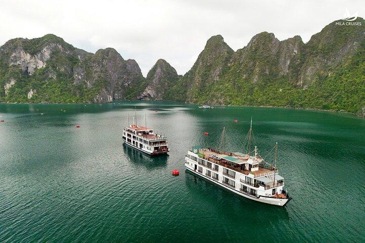 Mila Cruises Halong Bay 2-dages 1-natters luksustur fra Hanoi