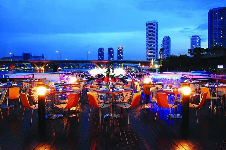 Bangkok Wunderschöne Pearl Luxus Dinner Kreuzfahrt mit Live-Musik