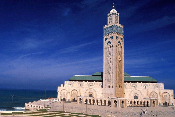 Casablanca City tour + visite de la mosquée Hassan II (option escale )