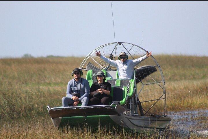 Miami : 90 minutters privat Everglades Airboat ride
