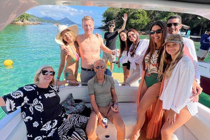 Lancha Privada VIP Paradise Ilha Grande e Traslado do Rio