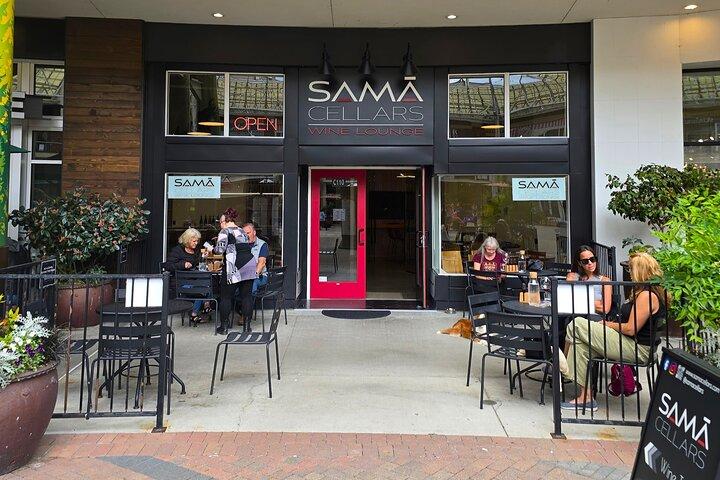 Dégustation de vin à Samā Cellars a Boutique Washington Winery