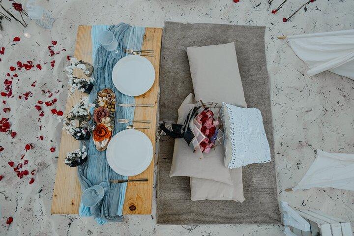 Picnic romantico con vista al mar