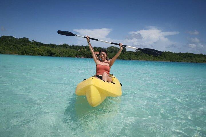 Bacalar: Seven Colors Lagoon Tour de barco