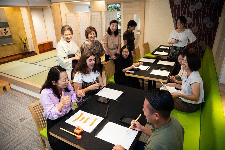 東京書道ワークショップ 浅草で自分だけのアートを作る