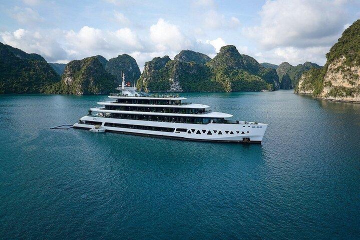 Elite of The Seas 2D1N Cruzeiro VIP de luxo em Halong Bay saindo de Hanoi