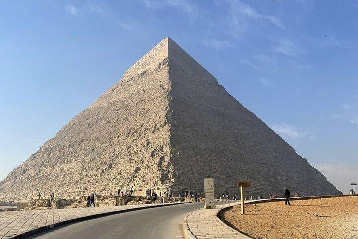 Privétour naar de derde piramide van Gizeh en kamelenrit
