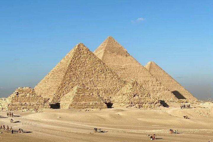 Privétour naar de derde piramide van Gizeh en kamelenrit
