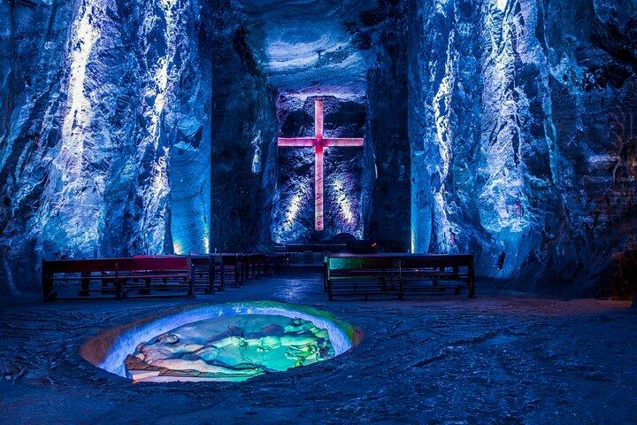 Private Salzkathedrale & Guatavita-See Transfer von Bogota