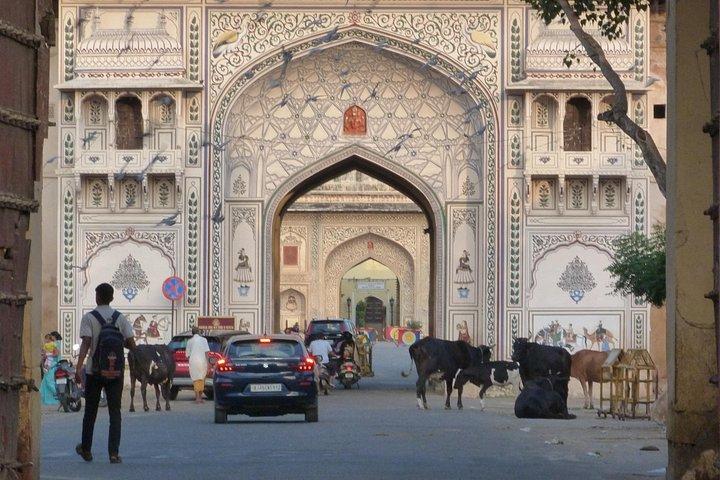ジャイプール遺跡ウォーキングツアー-地元の生活、ハベリスと寺院