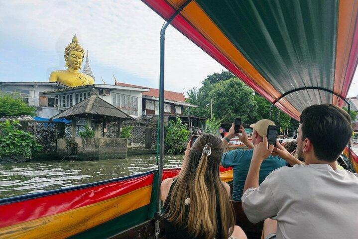 Bangkok Long Boat Canal, un recorrido por el Gran Buda y los mercados culturales