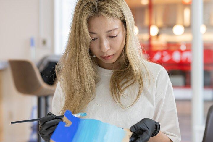 Okinawa Blue Wave Resin Konstklass i Naha | Upphämtning nästa dag