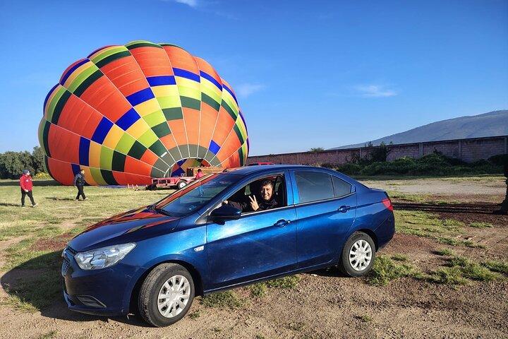 Privater Transfer nach Teotihuacan oder zum Ballonhafen