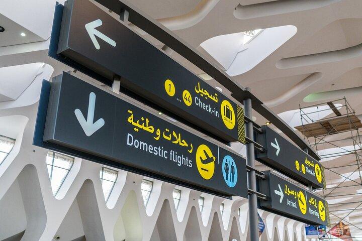 Traslado privado de ida al aeropuerto desde / hacia el hotel en Marrakech