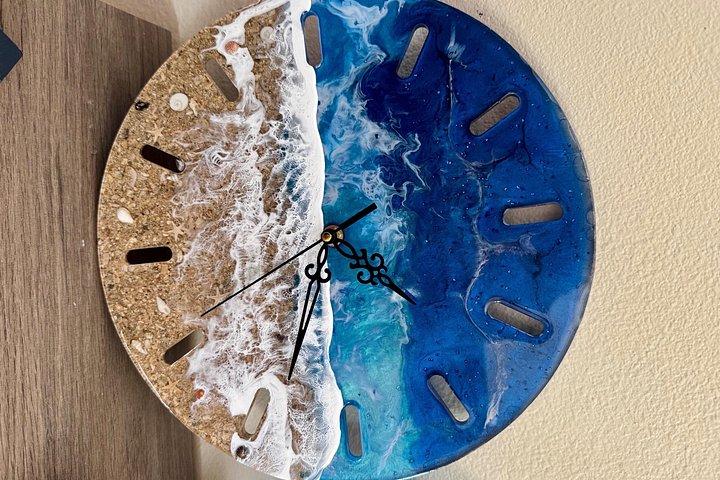 Epoxy Resin Ocean Clock Workshop in Maui