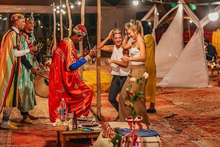 Agafay Desert Sunset & Dinner Experience with Camel or Quad Ride