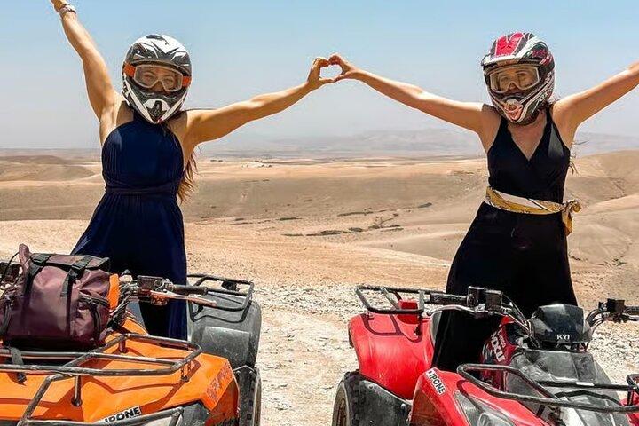 Agafay Desert Sunset & Dinner Experience with Camel or Quad Ride
