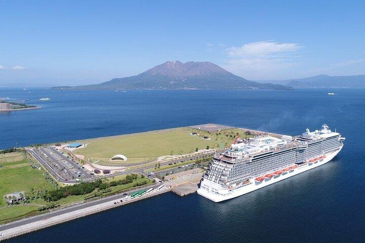 Kagoshima delt halvdagstur (En-vejs transfer fra havnen)
