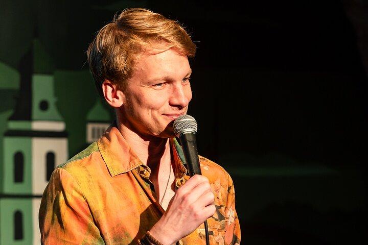 Prags berömda Stand Up Comedy Show på engelska