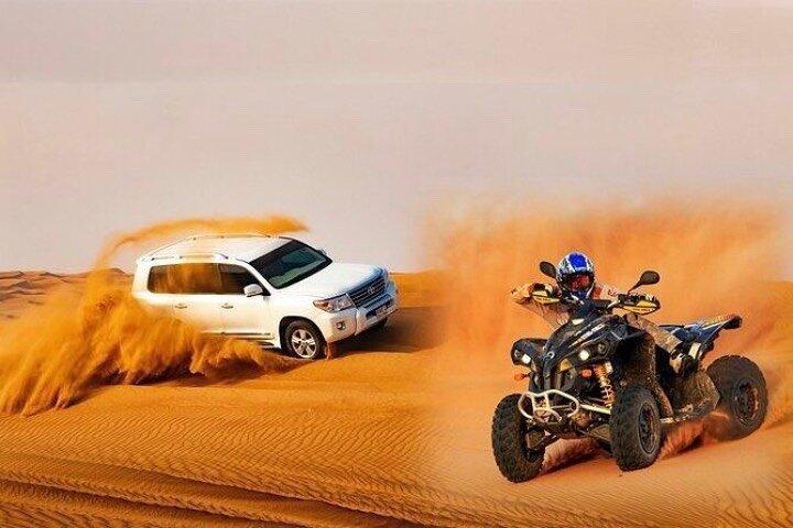 Arabisk sand eventyr, 60 minutter ATV, Camel ride, Live shows, BBQ