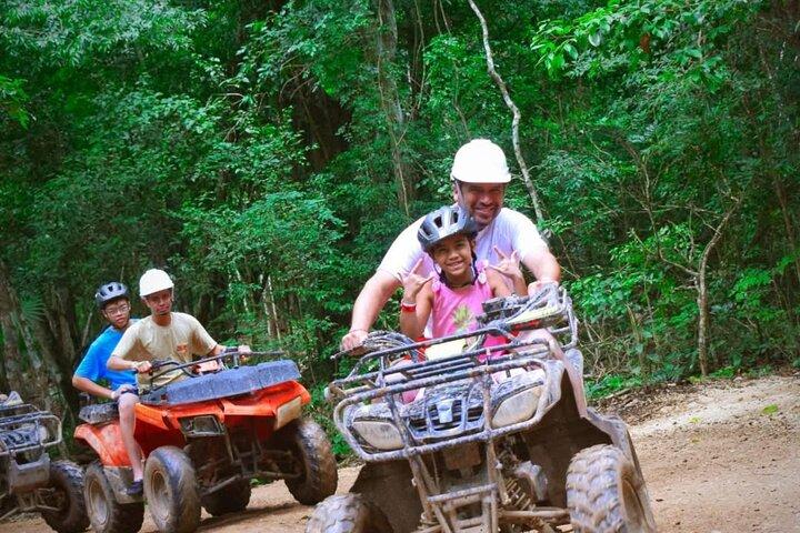 Jungle Adventure Zipline, ATV Shared Experiencek e Cenote