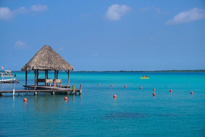 Bacalar Tour Von Cancún Beach Club und Lagune von 7 Farben