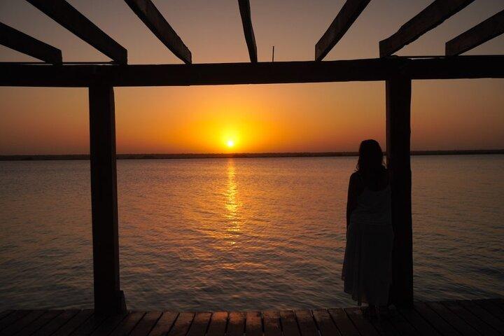Bacalar Tour Von Cancún Beach Club und Lagune von 7 Farben