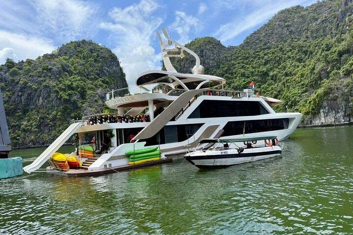 ハノイからの場合： 猫バ島-ランハ湾日帰り豪華クルーズ
