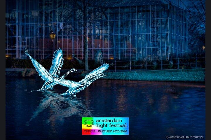 Amsterdam Light Festival: crociera riscaldata con bevande calde e boccone