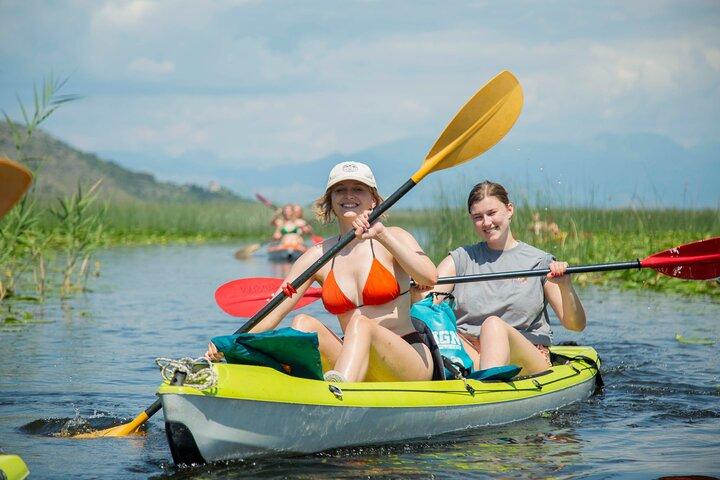 Skadar Lake Kayak individuel Canaux cachés et baignade