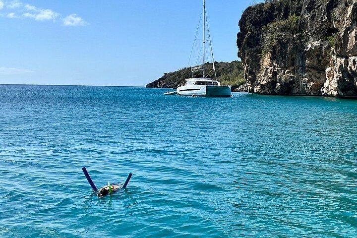 Anguilla Baserat : 2 - Hr Grupp Snorkel på Little Bay Marine Park.