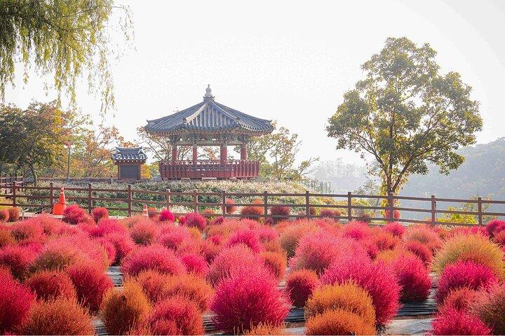 ユネスコ世界遺産の漢灘渓谷、古石亭花園、ピンクナリ公園