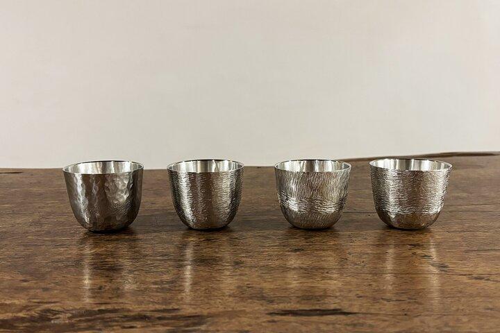 Private Pewter Sake Cup Experience with a Kyoto Artisan