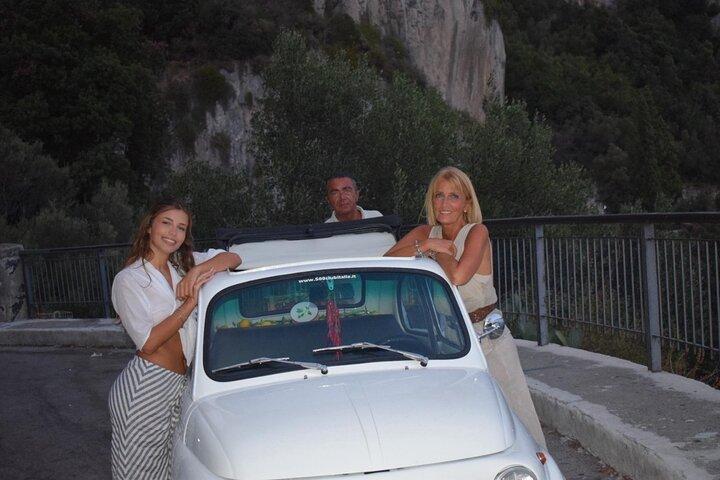 Viva o Dolce Vita Amalfi Coast Tour em um clássico Fiat 500