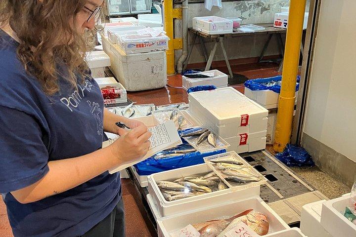 Learn Sushi-grade fish with a licensed guide @Yokohama fishmarket