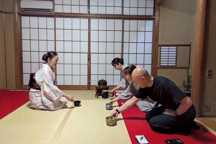 Cerimônia de chá autêntico Shibuya com instrutor experiente